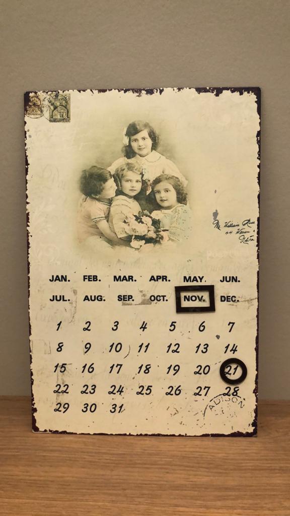 Kalender, Diversen, Kalenders, Ophalen of Verzenden, Maandkalender, Zo goed als nieuw