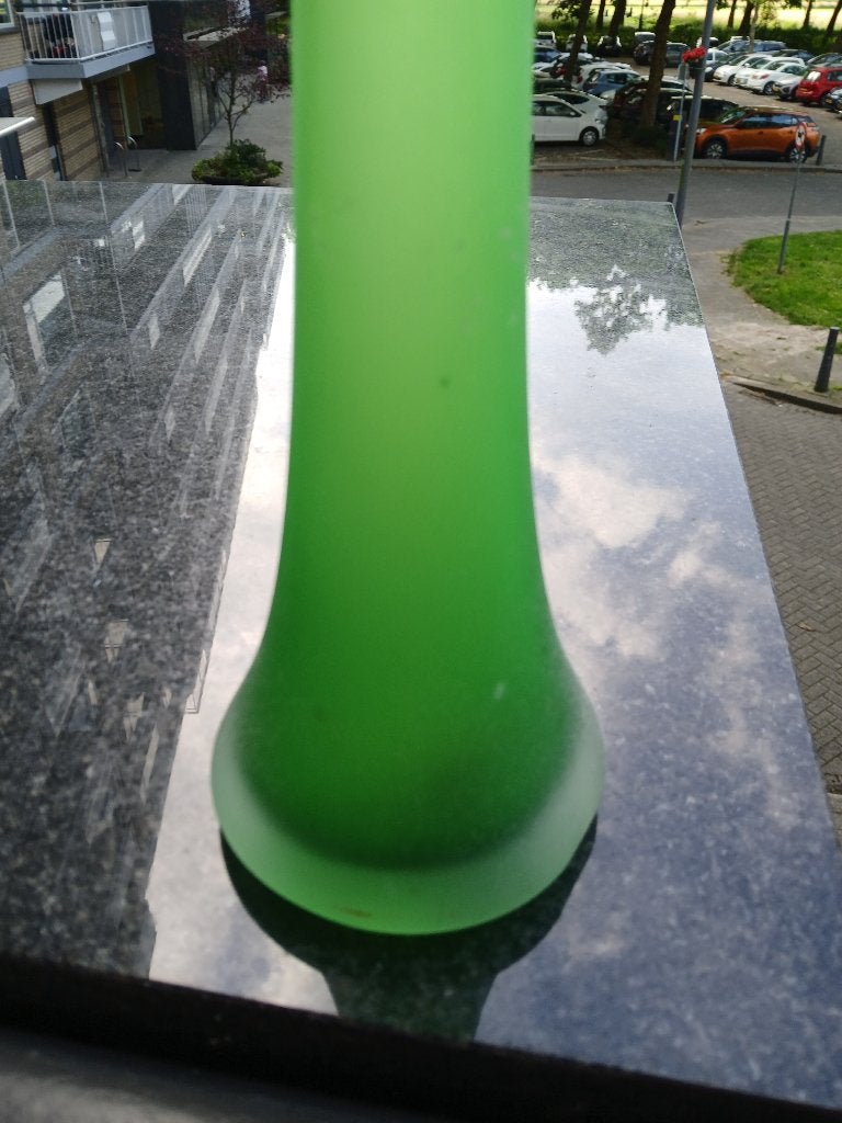 Antiek glas vaas, Ophalen of Verzenden