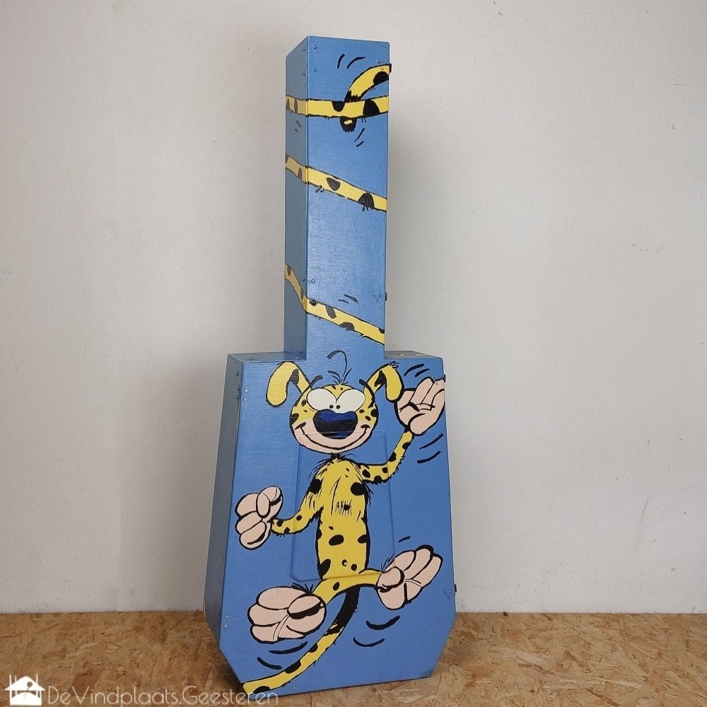 Marsupilami gitaarkoffer - Uniek collectors item!, Verzamelen, Stripfiguren, Ophalen, Gebruiksvoorwerp, -, -