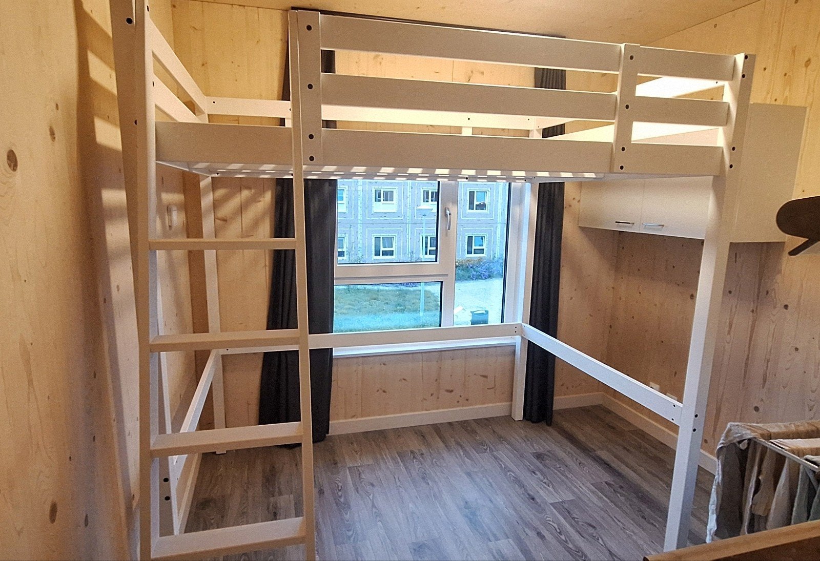 Ikea Stora hoogslaper 140x200cm - Wit, Ophalen, Gebruikt, Wit, Tweepersoons