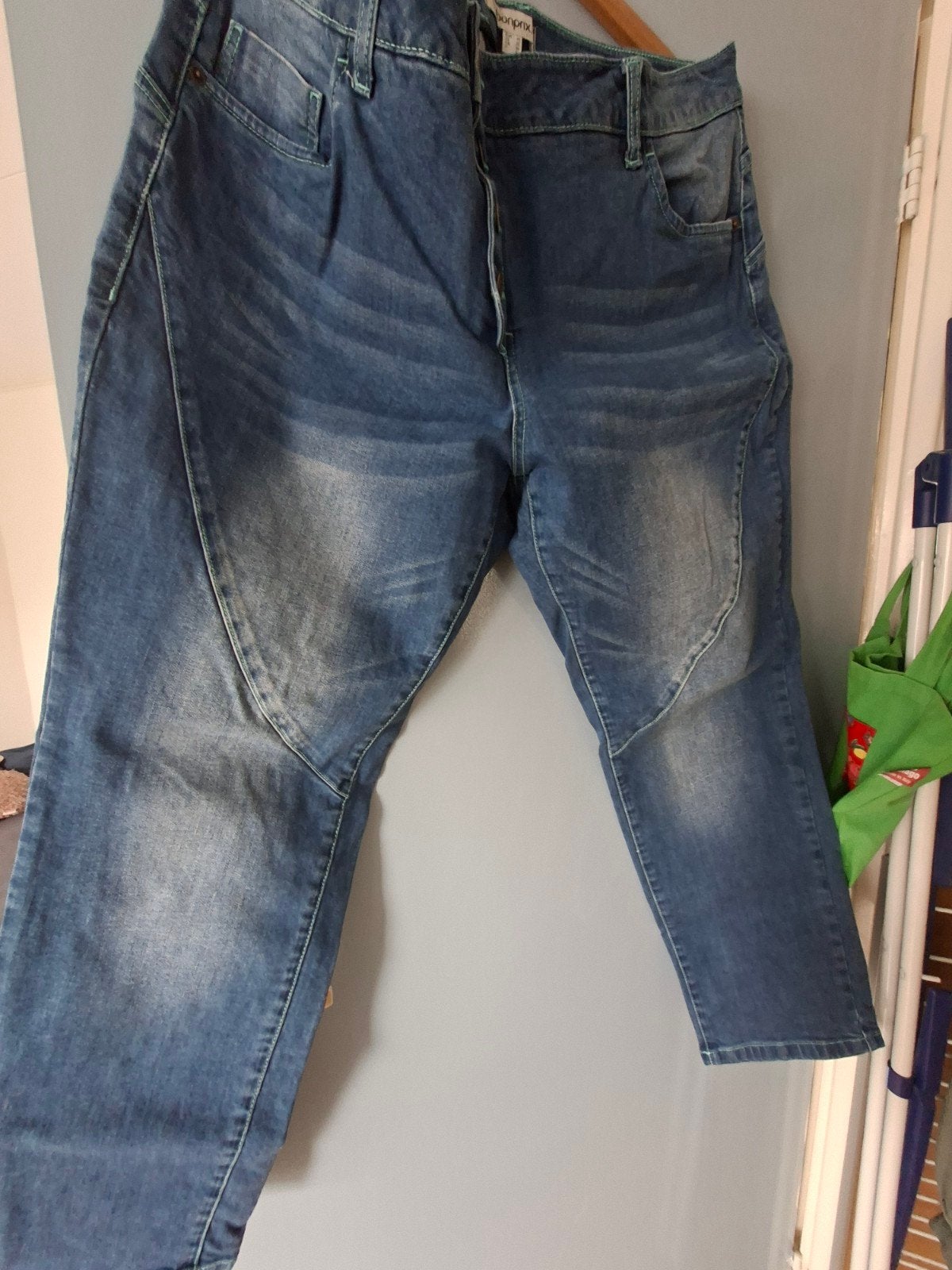 Comfortabele blauwe boyfriend jeans van Bonprix, Kleding | Dames, Bonprix, Blauw, Overige jeansmaten, Ophalen of Verzenden