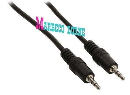 Stereo audiokabel, Jackplug kabel 3,5mm 5 meter, Nedis, Nieuw, 5 tot 10 meter, Info@marbeco.nl