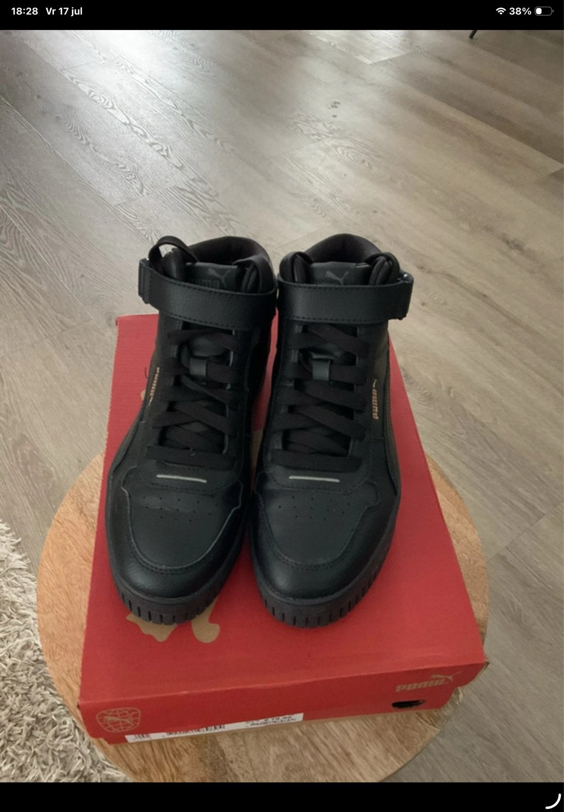 Puma Carina 2.0 Mid sneakers - Zwart - Maat 38, Zwart, Nieuw, Ophalen of Verzenden, Sneakers of Gympen