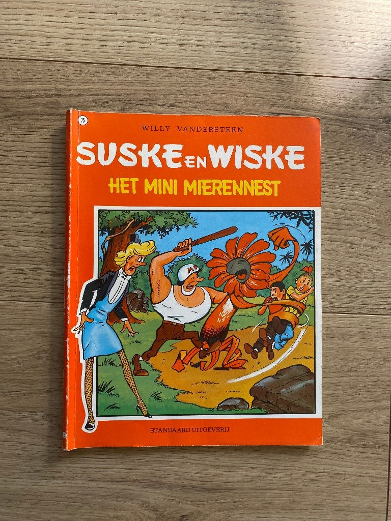 Suske en Wiske 75 Het mini mierennest, Boeken, Stripboeken, Eén stripboek, Verzenden, Gelezen
