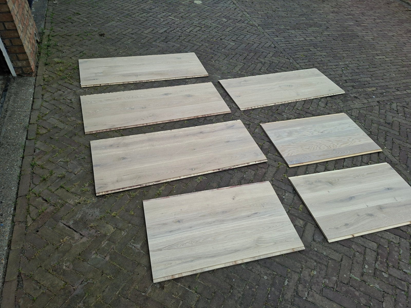 Eiken traprenovatie, Doe-het-zelf en Verbouw, Nieuw, Minder dan 5 m², 10 tot 30 cm, Hout