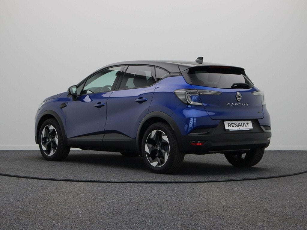 Renault Captur E-Tech full hybrid 160pk techno | Vijf jaar g, Auto's, 4 cilinders, Blauw, Leder en Stof, Origineel Nederlands
