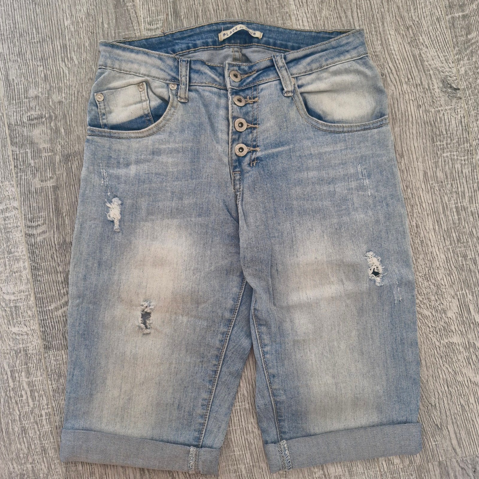 Mooie Place du Jour jeans shorts, maat 34, nette staat, Kleding | Dames, Spijkerbroeken en Jeans, Place du Jour, Blauw, Ophalen of Verzenden