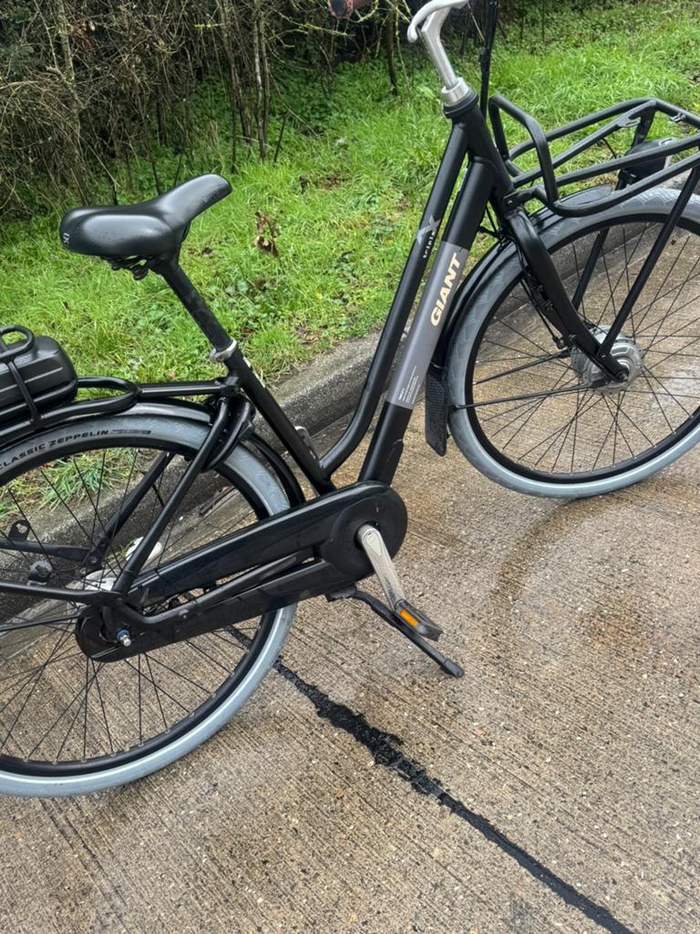 Elektrissch fiets giant triple x, Fietsen en Brommers, Fietsen | Dames | Damesfietsen, Ophalen of Verzenden, Zo goed als nieuw