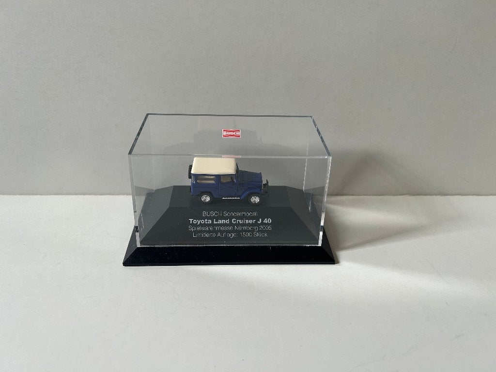 Busch Toyota Land Cruiser J 40 1:87, Hobby en Vrije tijd, Ophalen of Verzenden, Nieuw, Auto, Overige merken