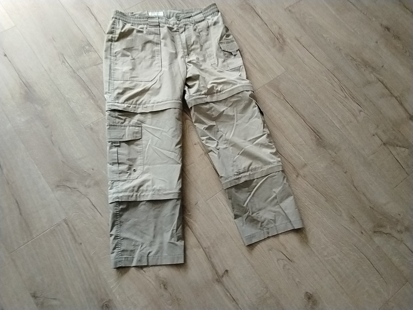 heren  outdoor broek beige 2 x afrits baarmerk canda  C & A, Ophalen of Verzenden, Zo goed als nieuw, Kleding