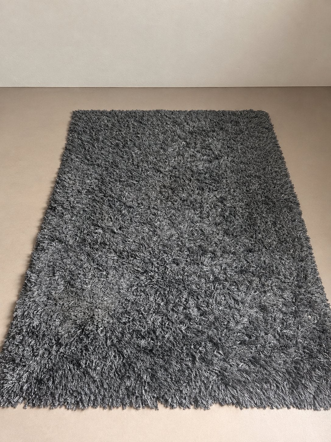 IKEA GÅSER hoogpolig vloerkleed, grijs, 133x195 cm, Huis en Inrichting, Ophalen, 100 tot 150 cm, Zo goed als nieuw, 150 tot 200 cm