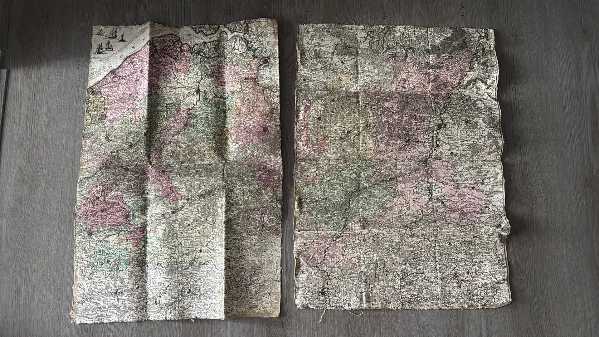 Antieke landkaarten, Boeken, Atlassen en Landkaarten, Verzenden
