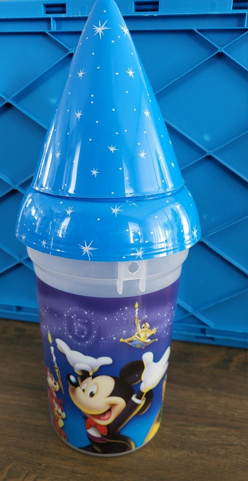 Popcorn beker Disneyland Parijs - Perfecte staat, Ophalen of Verzenden, Mickey Mouse, Zo goed als nieuw, Servies