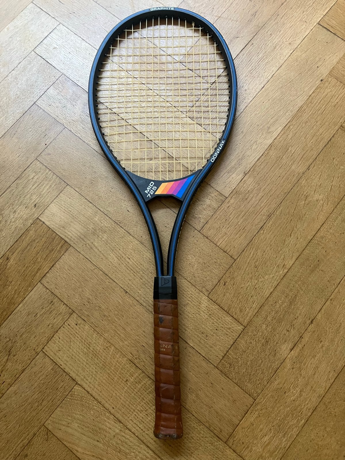 Donnay Mid 725 Tennisracket - Vintage Graphite, Gebruikt, L4, Racket, Ophalen