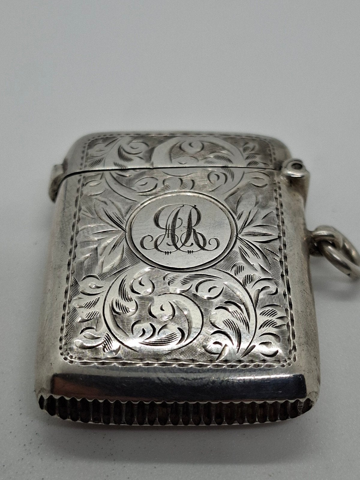 Antiek Zilveren Tondeldoosje - Sierlijk Gegraveerd, Antiek en Kunst, Ophalen of Verzenden, Zilver