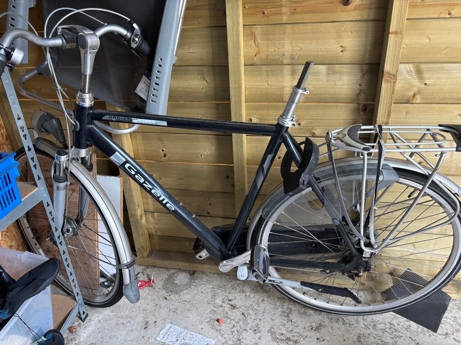 Gazelle fiets opknapper met hangslot (sleutel kwijt), Fietsen en Brommers, Fietsen | Dames | Damesfietsen, Ophalen, Gebruikt, Gazelle