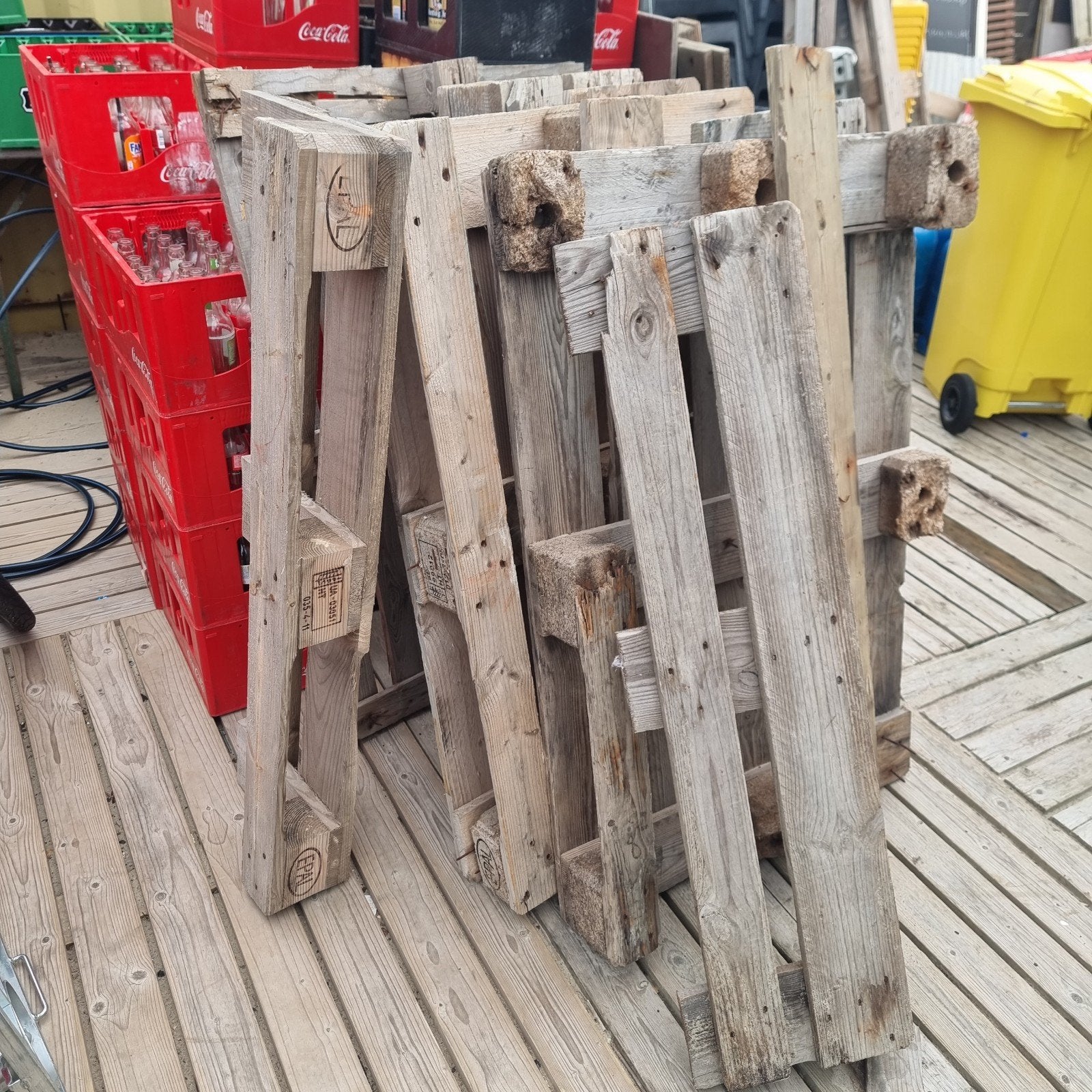 Gratis Pallets voor Brandhout - Zelf Ophalen, Ophalen, Gebruikt, Pallet, Minder dan 200 cm