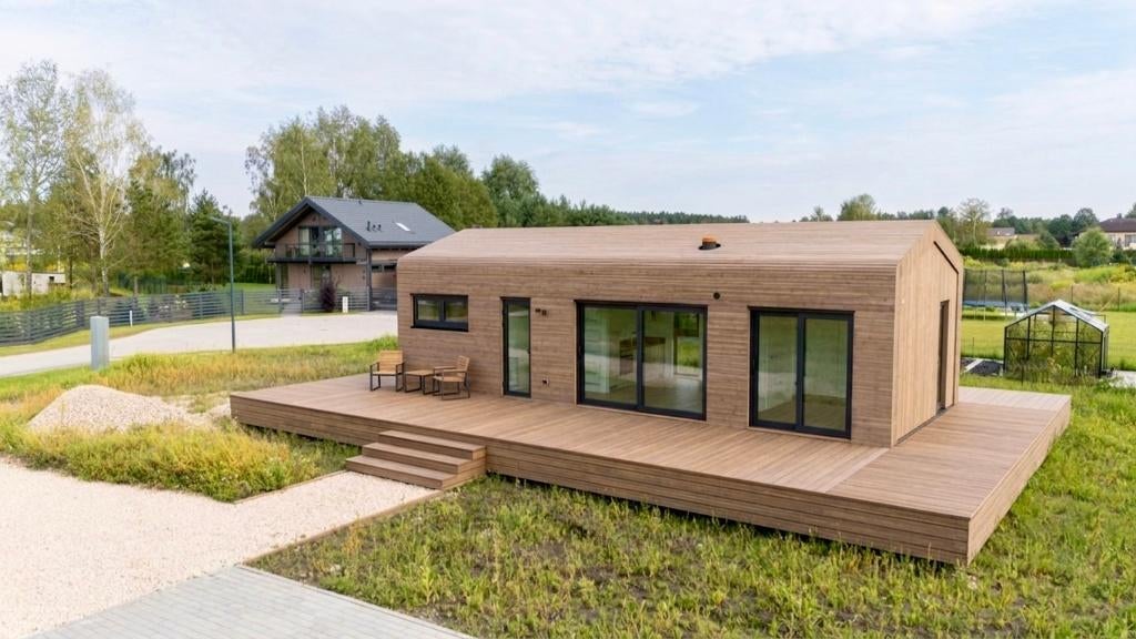 Direct leverbaar (mantelzorg)woning met sauna - 60m² + loft, Huizen en Kamers, Recreatiewoningen te koop, 2 slaapkamers, 60 m²