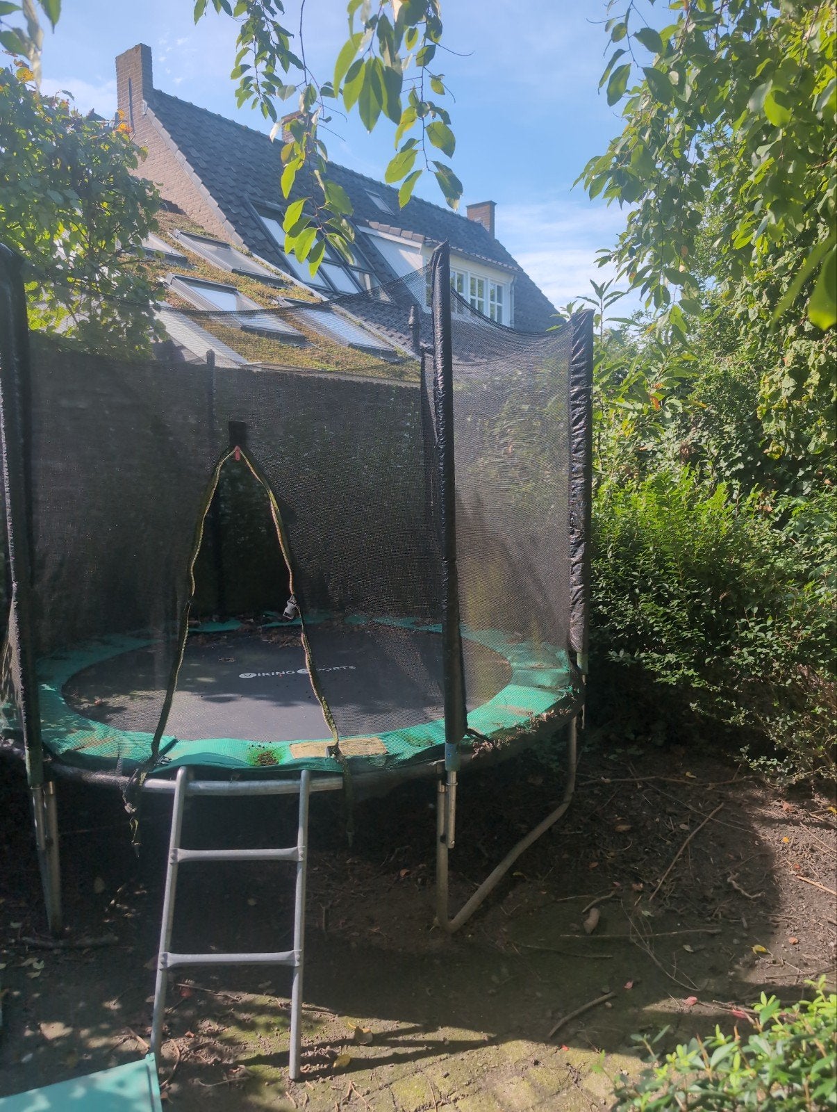 Viking Sports Trampoline 244 cm - Gebruikt maar goed, Ophalen, Gebruikt