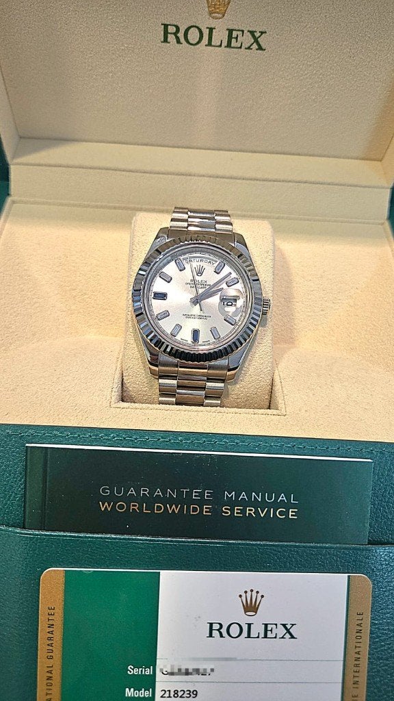 ROLEX DAY DATE II, Sieraden, Tassen en Uiterlijk, Horloges | Heren, Ophalen, Rolex, Polshorloge, Zo goed als nieuw