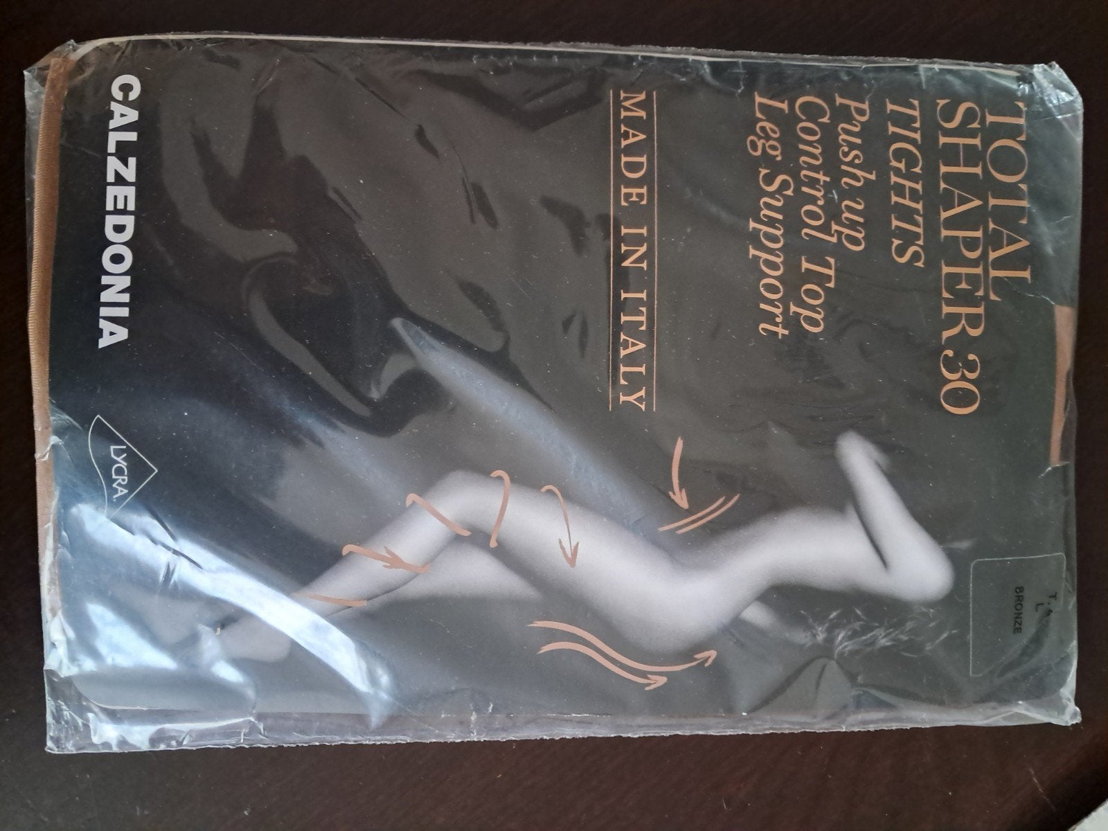 Calzedonia Total Shaper 30 Panty - Maat L - Bronze, Kleding | Dames, Bruin, Calzedonia, Nieuw, Ophalen of Verzenden