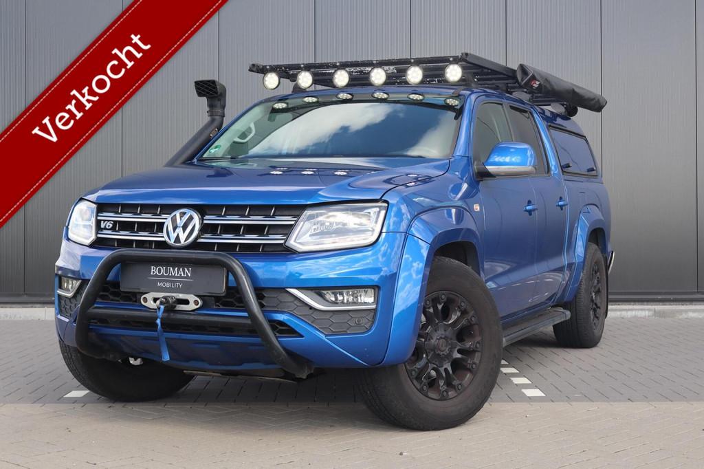 Volkswagen Amarok 3.0 V6 Aut, DC, 320pk, LED, Winch, Snorkel, Auto's, Volkswagen, Automaat, Gebruikt, 2226 kg, Blauw