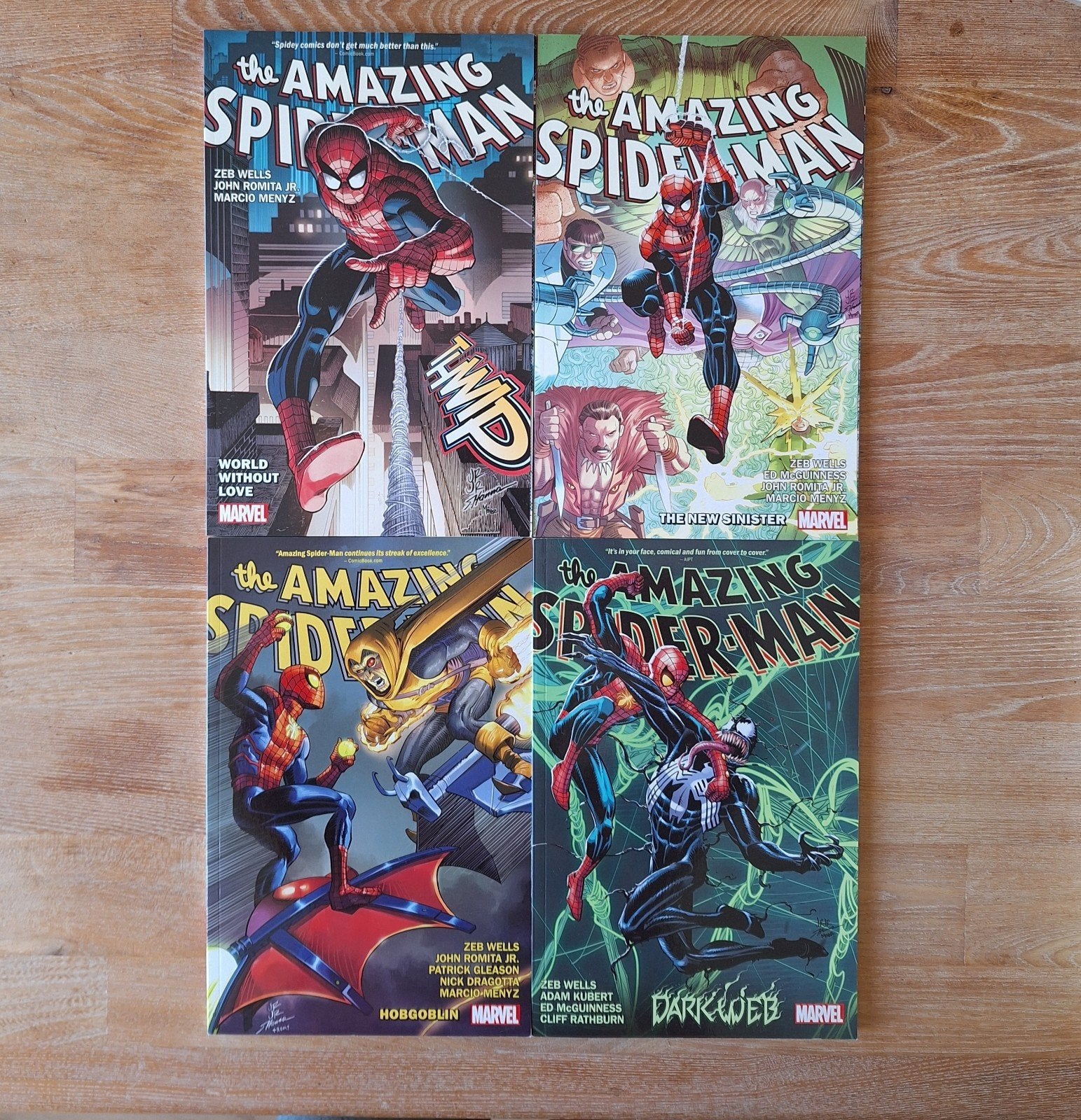 The Amazing Spider-Man vol. 1-4 Engels, Paperback Zeb Wells, Amerika, Zeb Wells, Ophalen of Verzenden, Zo goed als nieuw
