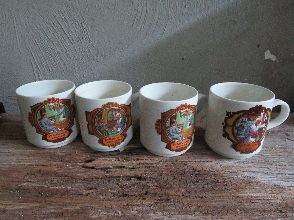 villeroy en boch/douwe egberts beker, Antiek en Kunst, Ophalen of Verzenden