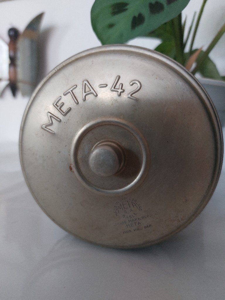 META-42 stormkök camping kooktoestel Zwitserland 1930, Ophalen