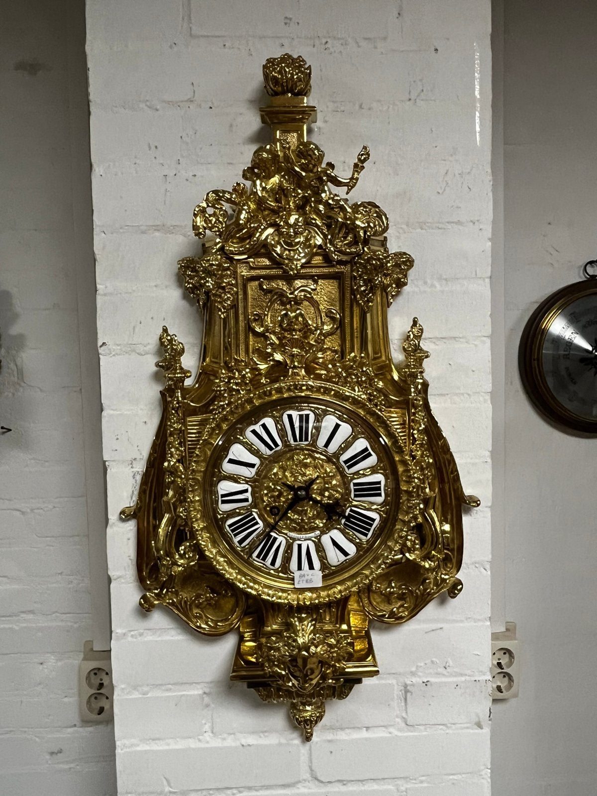 Bronzen wandkartel, Ophalen of Verzenden