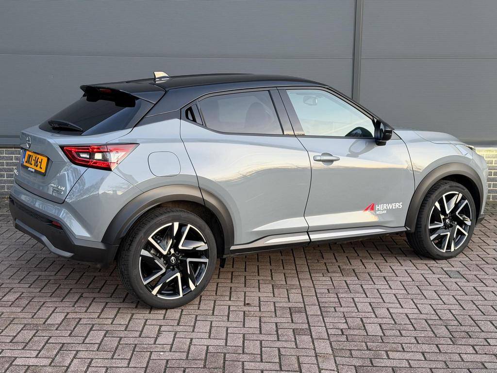 Nissan Juke 1.6 Hybrid N-Design / Navigatie / Stuur- & Stoel, Stof, Gebruikt, Origineel Nederlands, Bedrijf
