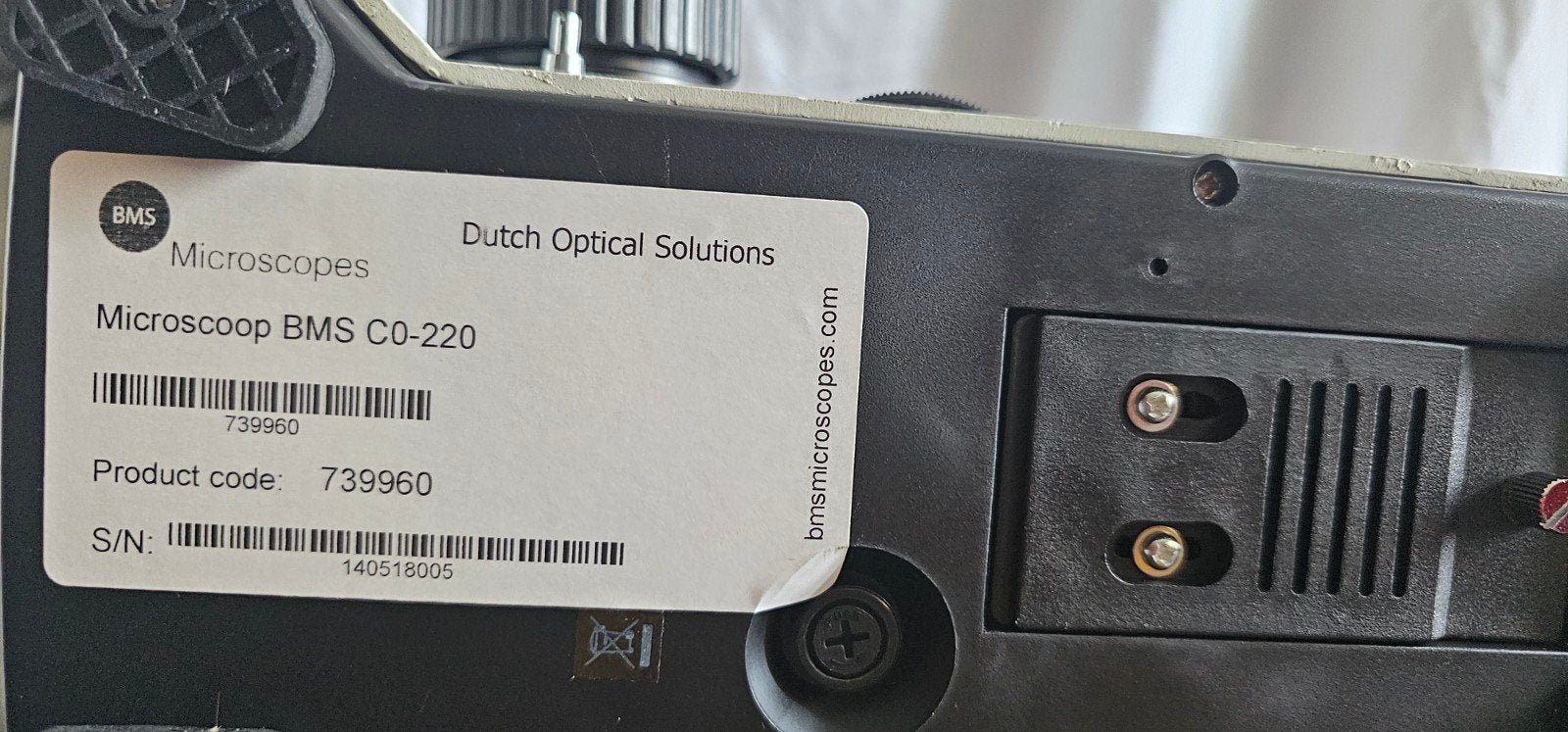 BMS Microscoop met LED - Zo goed als nieuw, Verzenden, Zo goed als nieuw, Minder dan 400x
