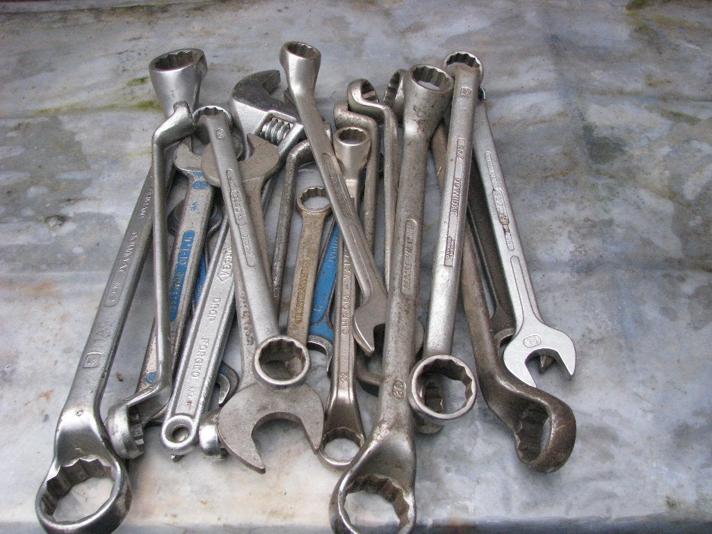 Grote Maten Autogereedschap., Ophalen, Gebruikt