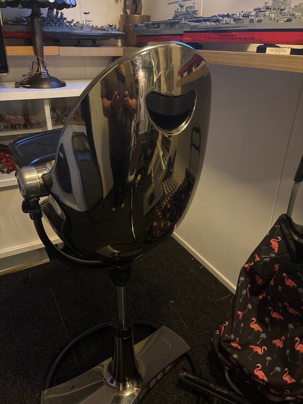 Bloom Fresco Chrome kinderstoel met eetblad, Kinderen en Baby's, Kinderstoelen, Ophalen, Gebruikt, Meegroeistoel, Afneembaar eetblad