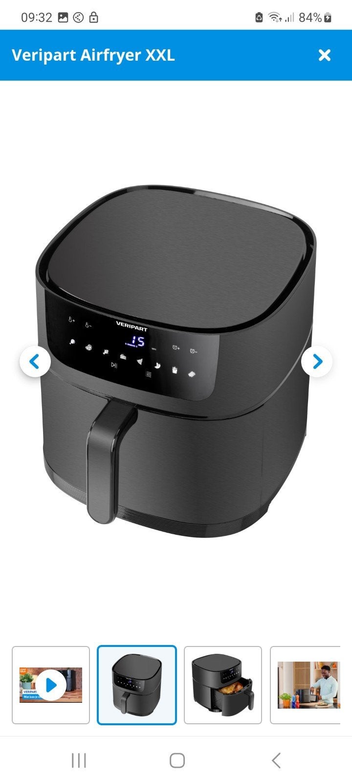 Airfryer XXL -  NIEUW IN DOOS, Witgoed en Apparatuur, Airfryers, Ophalen of Verzenden, Nieuw, Airfryer XXL, 1500 gram of meer