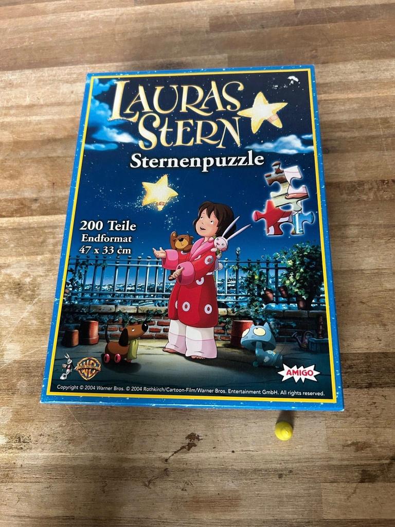 Laura’s sterrenpuzzel 200 stukjes, Amigo, Ophalen of Verzenden, Meer dan 50 stukjes, Zo goed als nieuw, 6 jaar of ouder