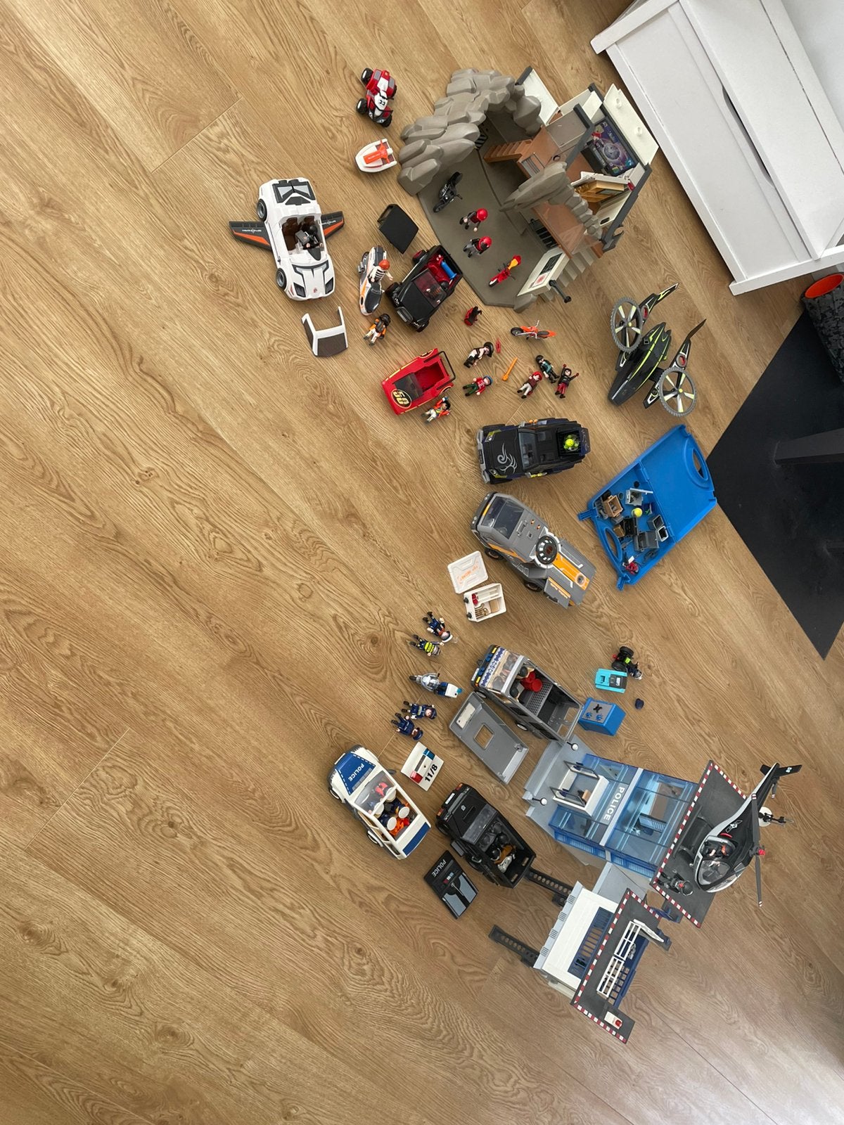 Uitgebreide playmobil politie boeven set, Ophalen of Verzenden, Gebruikt