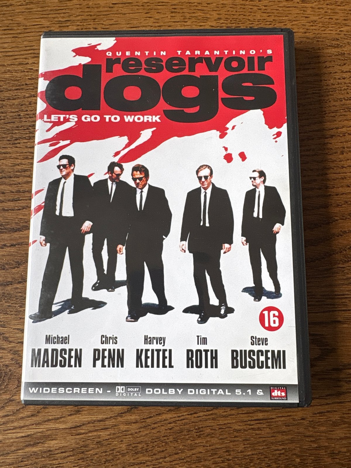 Reservoir Dogs (DVD) - Quentin Tarantino Klassieker, Vanaf 16 jaar, Nederlands, Ophalen of Verzenden, Gebruikt