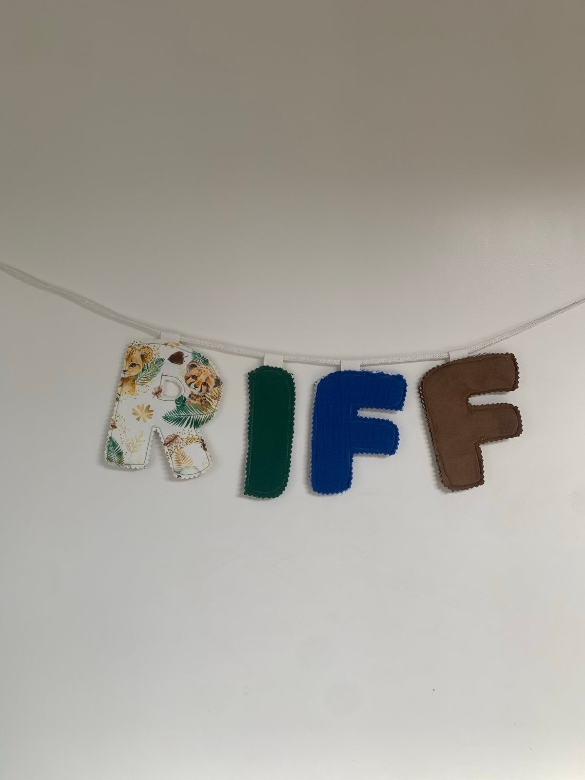 Naamslinger Handgemaakt met jungle thema, Overige merken, Nieuw, Ophalen of Verzenden, Wanddecoratie