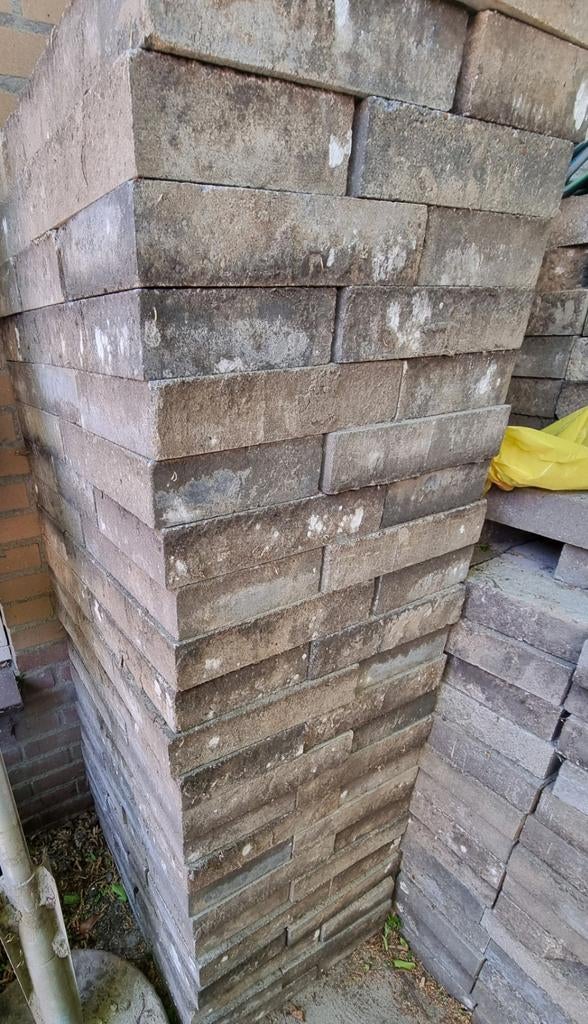 Tuintegels grijs, Tuin en Terras, Tegels en Klinkers, Ophalen, Gebruikt, Beton, Terrastegels