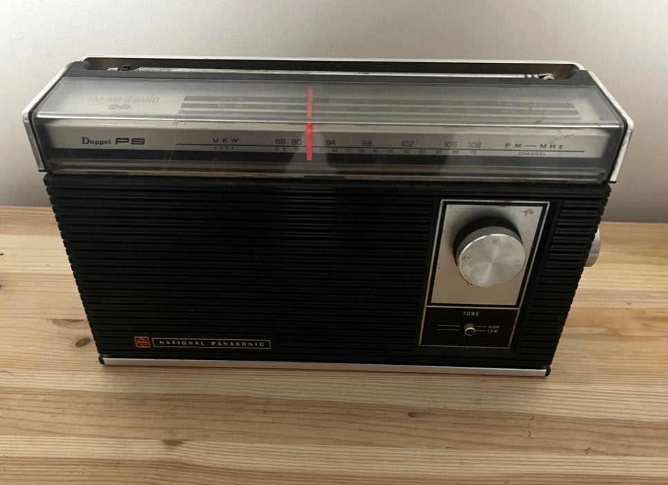 Vintage National Panasonic radio, Ophalen of Verzenden, Gebruikt, Radio