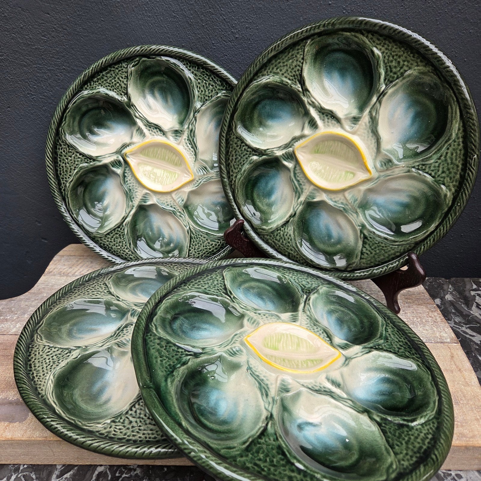 St Clement Majolica Aardewerk Oesterbord - Per Stuk, Ophalen of Verzenden