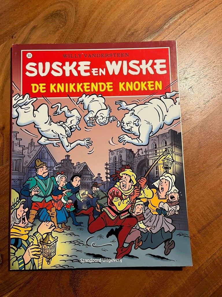 Suske en Wiske 303 – De knikkende knoken, Eén stripboek, Ophalen of Verzenden, Zo goed als nieuw