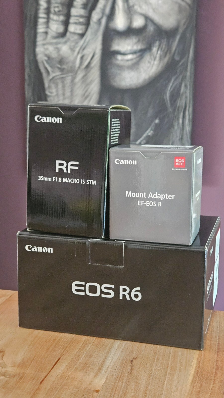 Canon EOS R6 + 35mm RF + RF-EF adapter, 20 Megapixel, Canon, Ophalen of Verzenden, Zo goed als nieuw