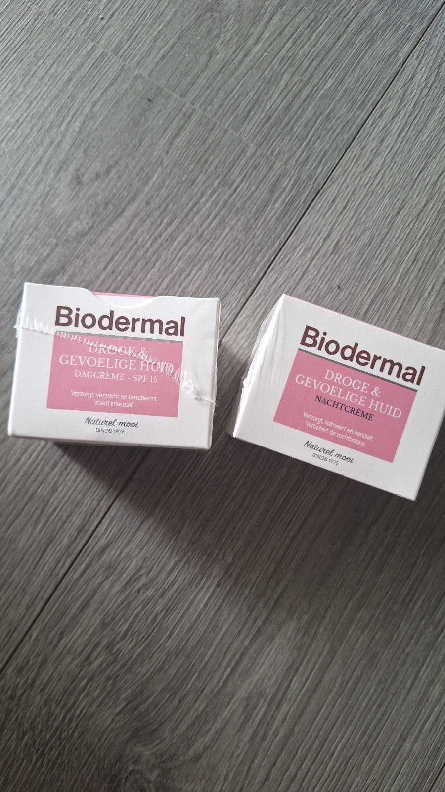 Biodermal Dagcrème en Nachtcrème, voor gevoelige huid(nieuw), Verzenden, Nieuw, Gehele gezicht, Verzorging