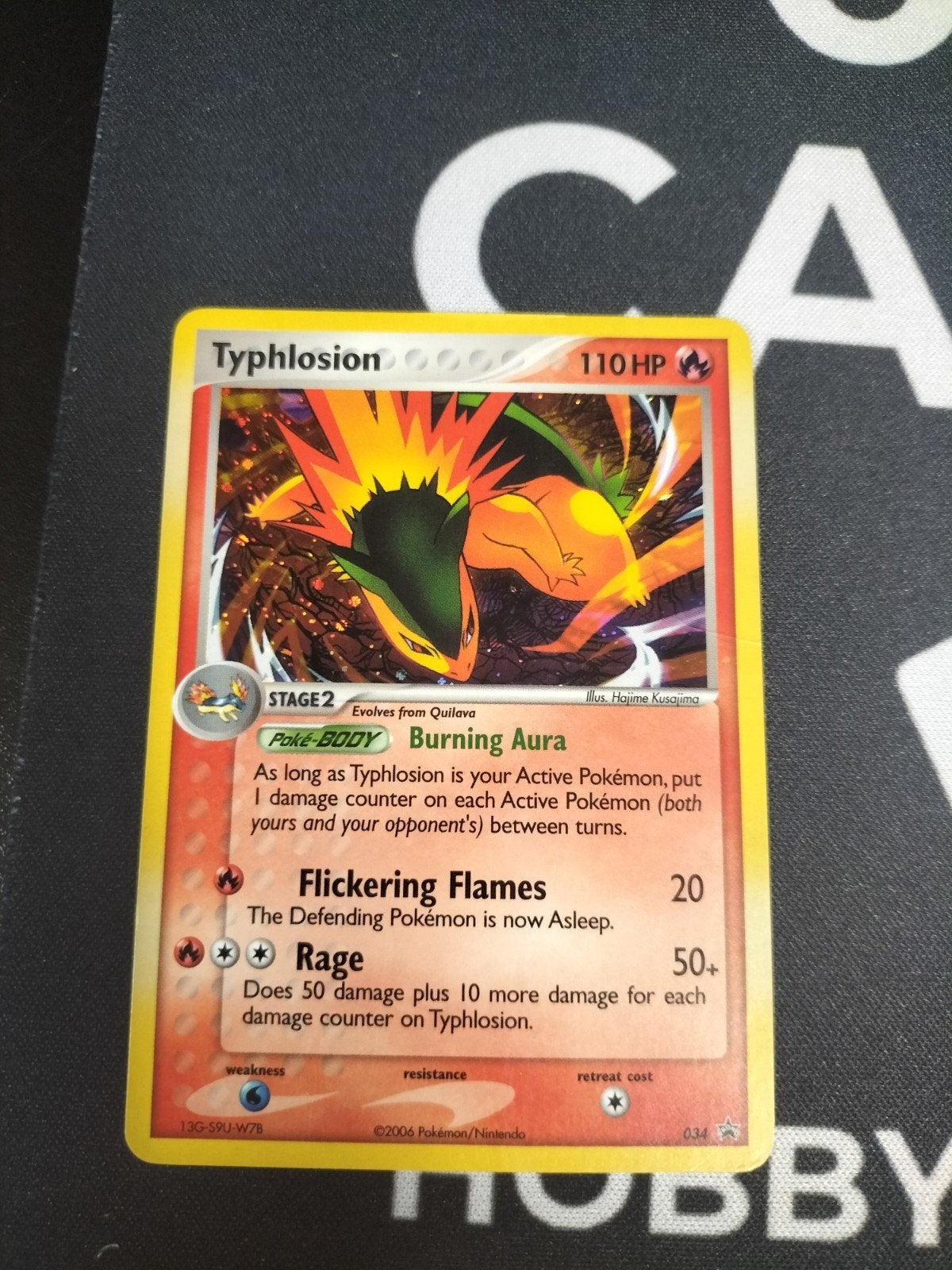 Typhlosion holo promo, Ophalen of Verzenden, Gebruikt, Losse kaart