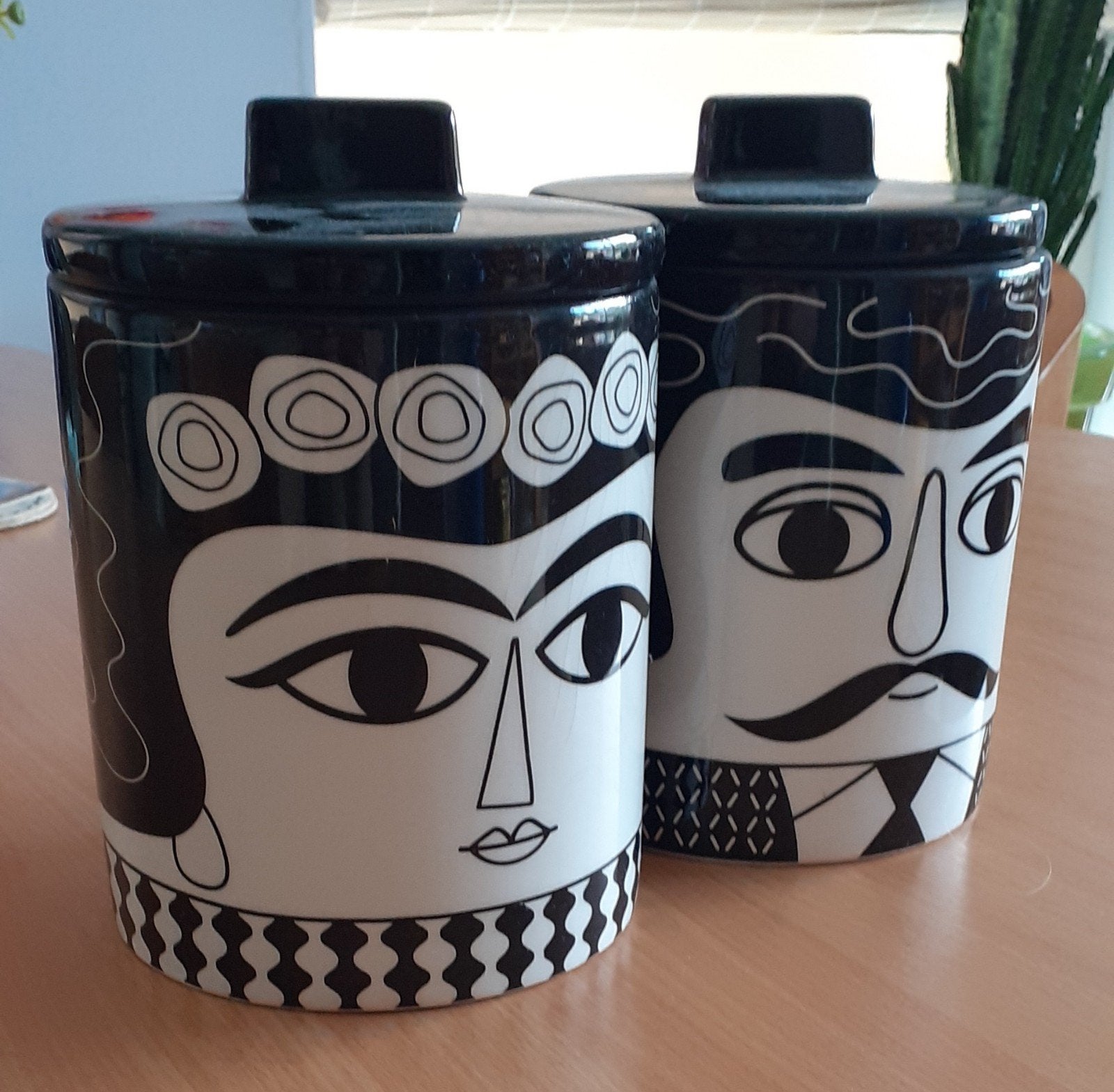 Mooie kitsch kitchen voorraadpotten, Ophalen