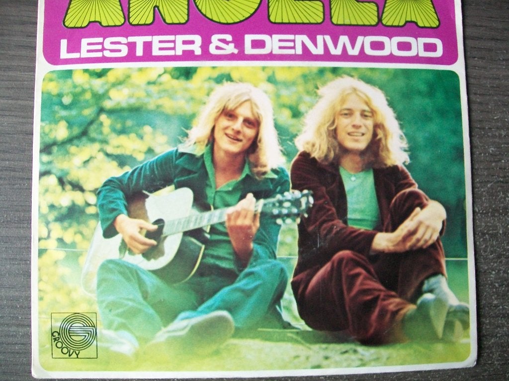 LESTER & DENWOOD met ANGELA 7 inch 1974 in nieuwstaat, Cd's en Dvd's, Vinyl Singles, Verzenden, 7 inch, Zo goed als nieuw, Pop