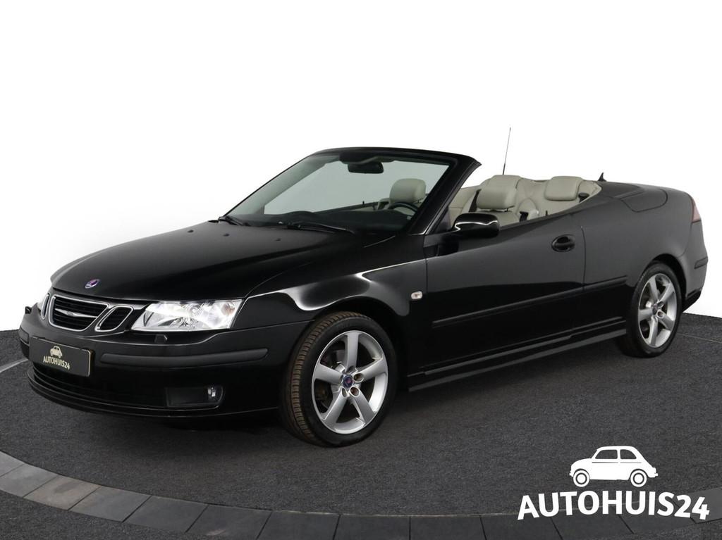 Saab 9-3 Cabrio 1.8t Vector Automaat XENON|NAVI|PDC|LEDER, 1998 cc, Beige, 4 stoelen, Zwart