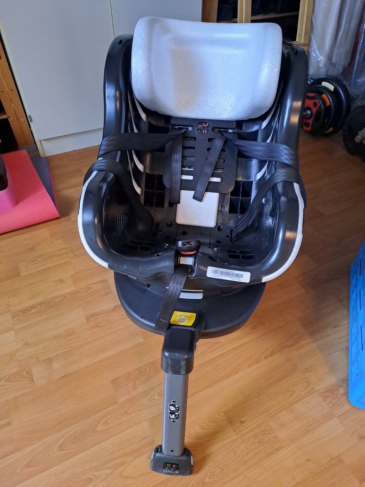 Joie Spin 360 autostoel - Grijs (0-18 kg), Verstelbare rugleuning, Gebruikt, 0 t/m 18 kg, Isofix